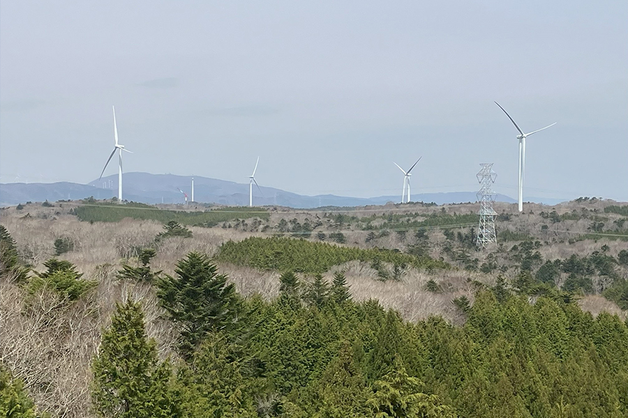 風力発電所（田人・三大明神・神楽山）